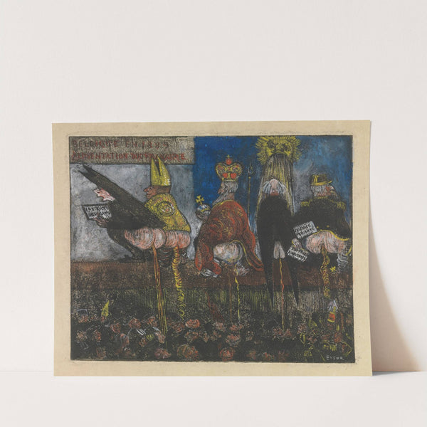 Doctrinal Nourishment (1889) by James Ensor