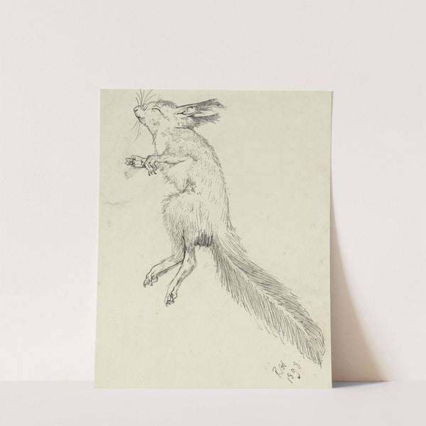 Dode eekhoorn by Richard Nicolaüs Roland Holst