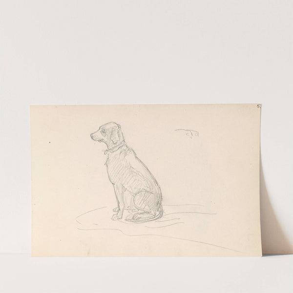 Dog (1859) by Adolph Tidemand
