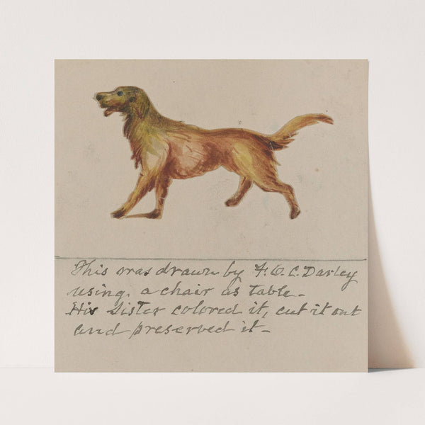 Dog by Felix Octavius Carr Darley