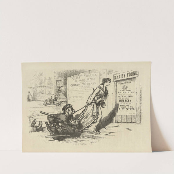 Dog-days (1874) by Thomas Nast