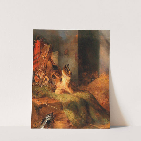 Dog in the Tack Room by Johann Matthias Ranftl
