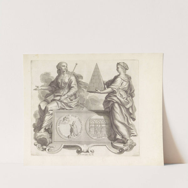 Doge Agostino Barbarigo knielend voor Christus (1673-1743) by Robert van Audenaerde