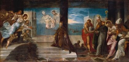 Doge Alvise Mocenigo (1507–1577) Presented to the Redeemer (1577)