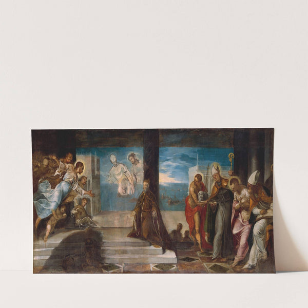 Doge Alvise Mocenigo (1507–1577) Presented to the Redeemer (1577) by Jacopo Tintoretto