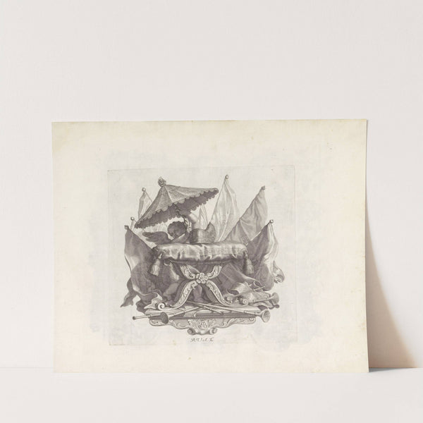 Dogehoed van Venetië op een zitbank (1673-1743) by Robert van Audenaerde