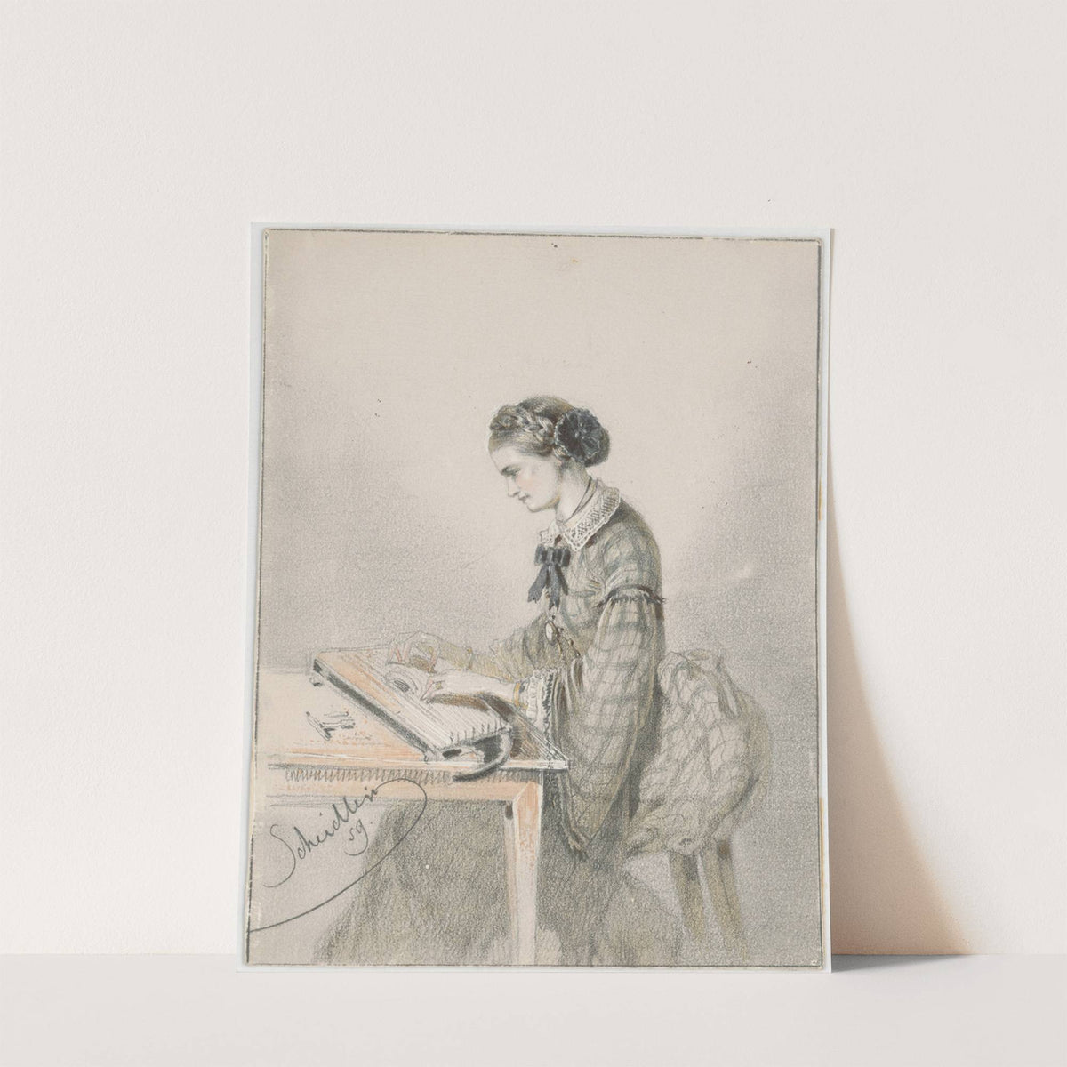 Doing Manual Work (1859) by Friedrich Carl von Scheidlin
