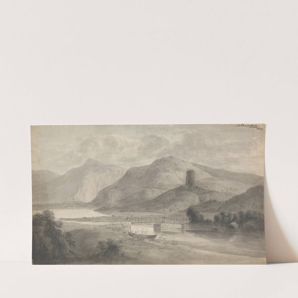 Dolbadarn Castle (North Wales) (1809) by Isaac Weld