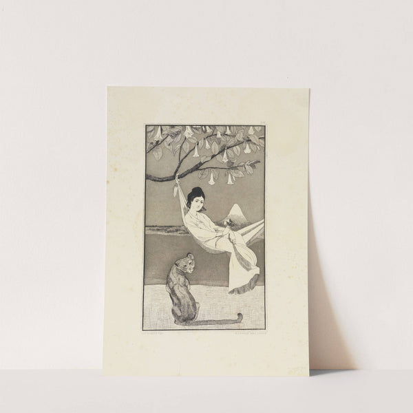 Dolce Far Niente (Siesta II) (Radierte Skizzen, Opus I, Blatt 8) (1879) by Max Klinger