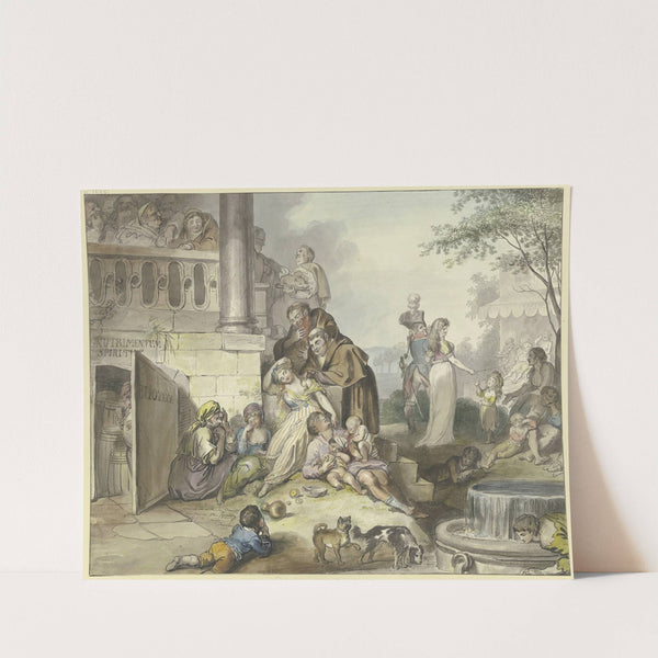 Dolce far niente zu Neapel by Johann Heinrich Ramberg