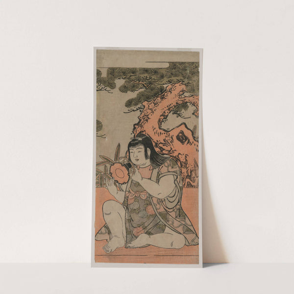 Doll Playing a Hand Drum by Kitao Shigemasa