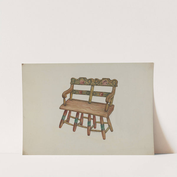 Doll Settee by Austin L. Davison
