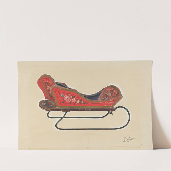 Doll Sleigh by Beverly Chichester