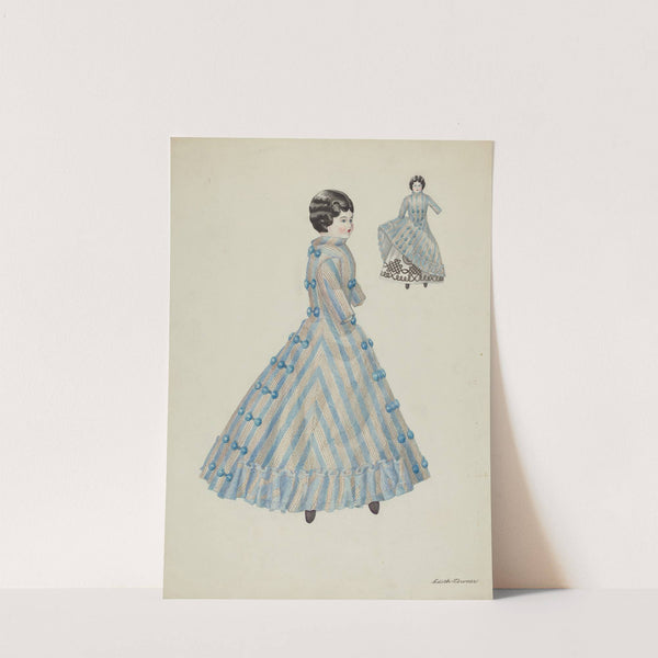 Doll with China Head by Edith Towner