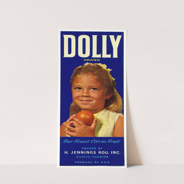 Dolly Brand Citrus Label (1930-1950)