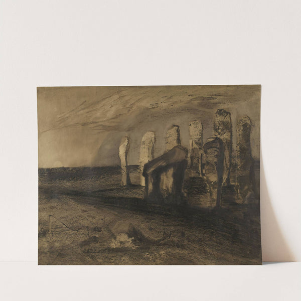 Dolmen et menhirs (1850) by Victor Hugo