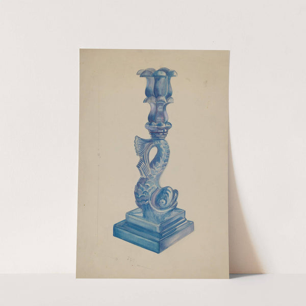 Dolphin Candlestick by Ella Josephine Sterling