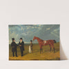 Don Antonio With His Owner Mr Ferguson, His Trainer And A Stable Hand (1824) by John Frederick Herring Snr.