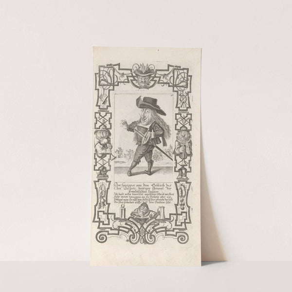 Don Guappos, von dem Geblüth des Don Quixote, heutiger General der Französischen Spanier, Pl. 10 (1710-1719) by Elias Baeck