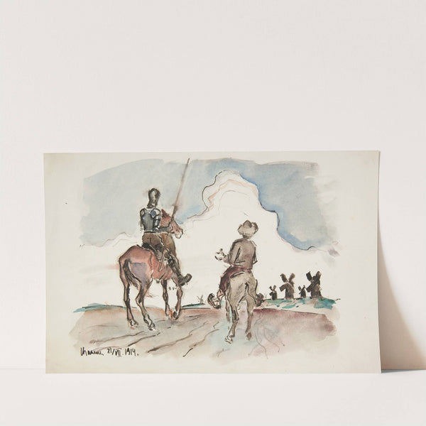 Don Kichot i Sancho Pansa by Ivan Ivanec