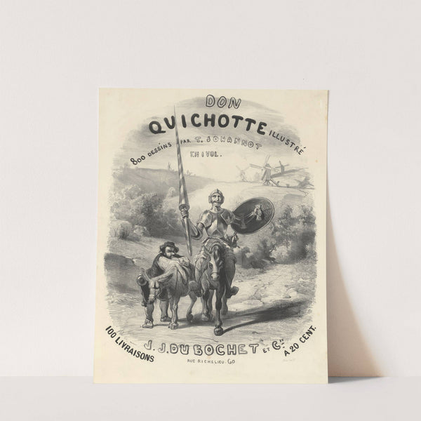 Don Quichotte illustré 800 dessins par T. Johannot en 1 vol (1844) by Tony Johannot
