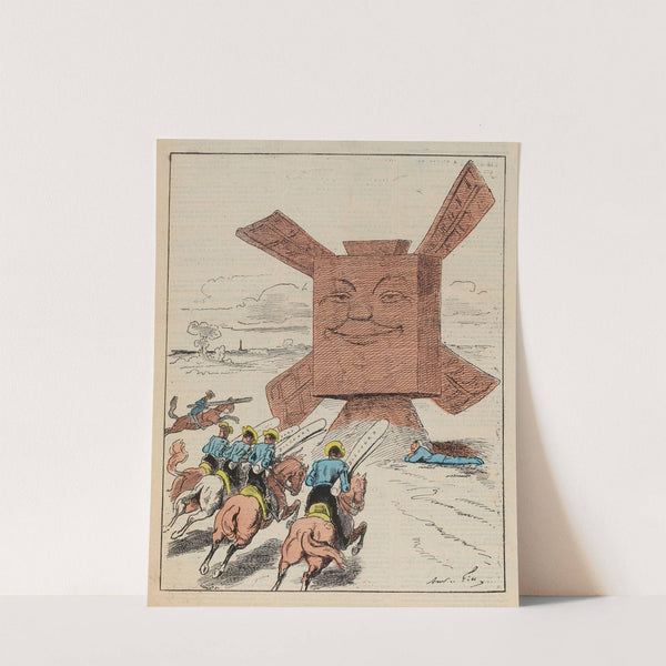 Don Quichottises (1875) by André Gill