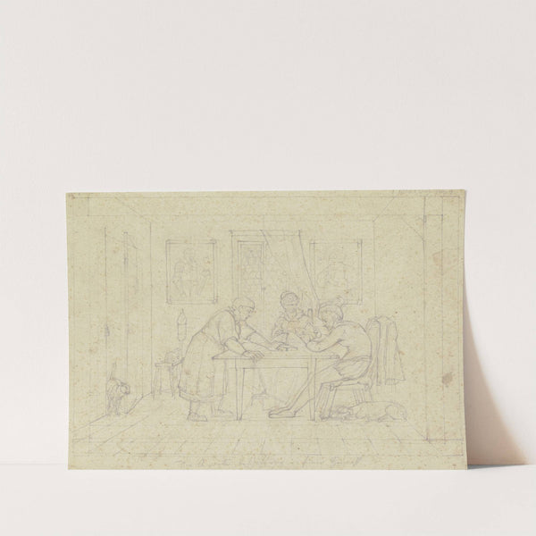 Don Quijotes Beschäftigung in seiner Heimat by Franz Pforr