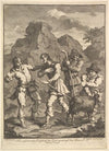 Don Quixote and the Knight of the Rock (1756)
