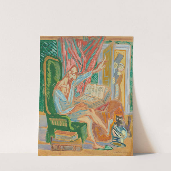 Don Quixote in an armchair by Zygmunt Waliszewski