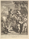 Don Quixote releases the Galley Slaves (1756)