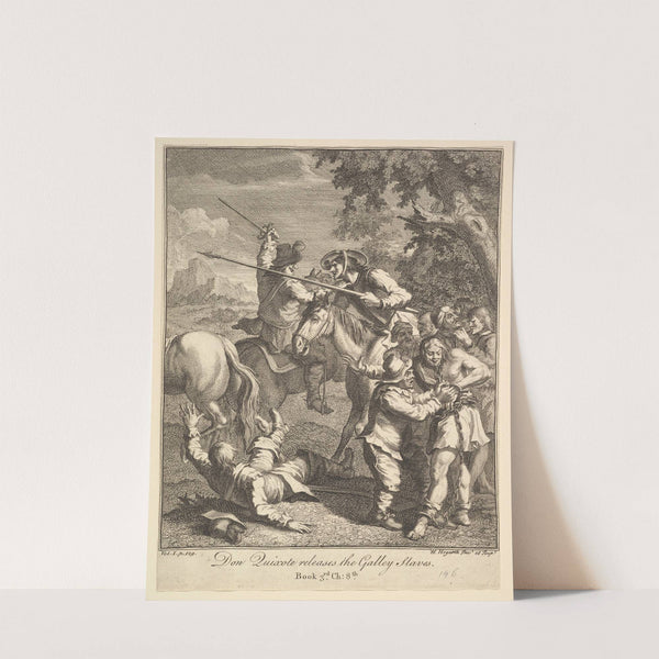 Don Quixote releases the Galley Slaves (1756) by William Hogarth