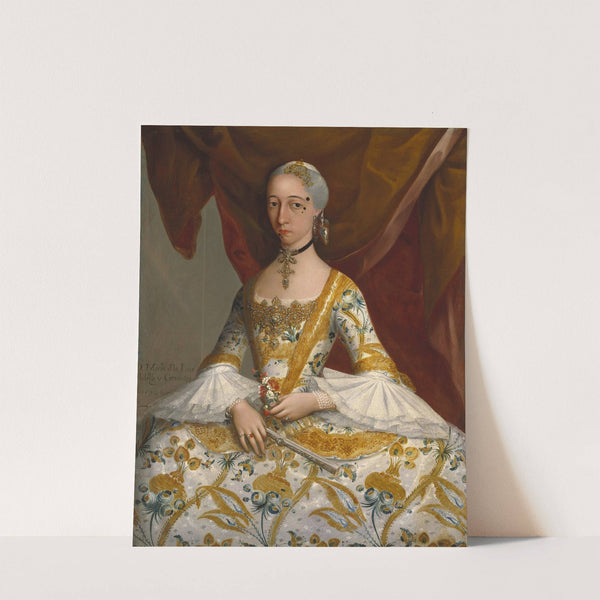 Doña María de la Luz Padilla y (Gómez de) Cervantes by Miguel Cabrera