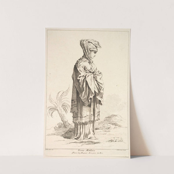 Dona Mitilena, plate 3 (18th century) by François Boucher