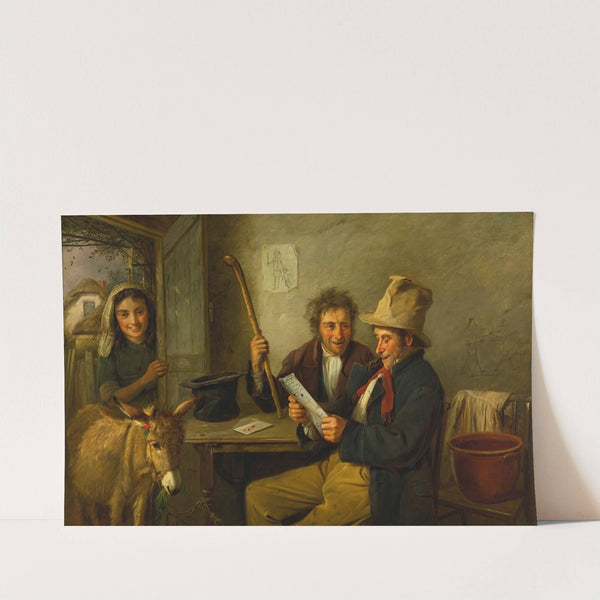 Donkey and dealer by Charles Hunt