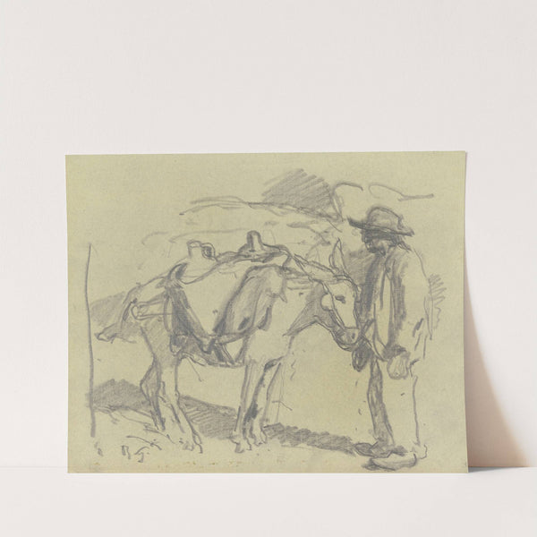 Donkey driver by Rudolf Gudden