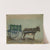 Donkey harnesses to cart by Floris Verster
