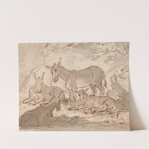 Donkeys by Sawrey Gilpin
