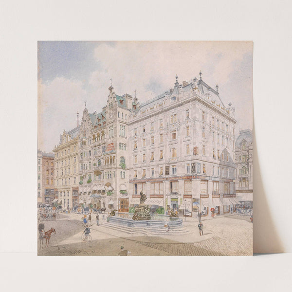 Donnerbrunnen am Neuen Markt by Robert Raschka