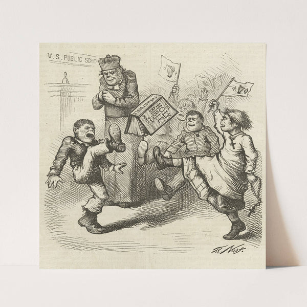 Don’t believe in that (1871) by Thomas Nast