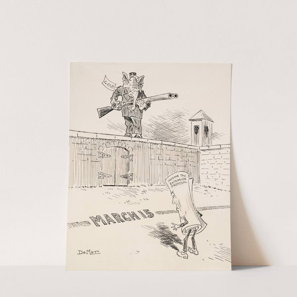 Don’t Cross That Line by Homer Davenport