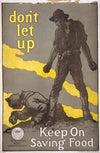 Don’t let up – Keep on saving food