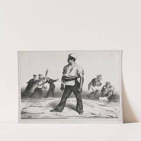 Don’t Meddle With It! (1834) by Honoré Daumier