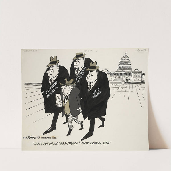 'Don't put up any resistance! Just keep in step' by Edmund Siegfried Valtman