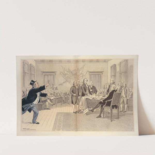 Don’t sign that declaration, gentlemen! You’ll hurt business! (1908) by Samuel Ehrhart