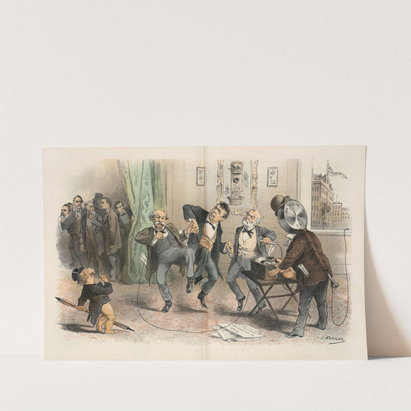 Don’t they wish they had never taken hold of it! (1886) by Joseph Ferdinand Keppler