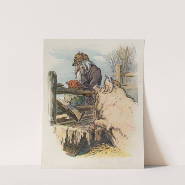 Don't yer ever git enough, yer durn hog by Udo Keppler