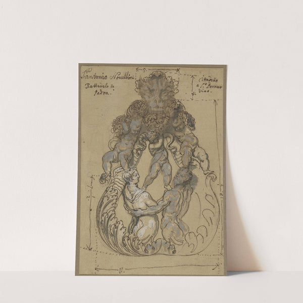 Door Knocker with Triton,Nereid, and Putti (late 17th or early 18th century) by Italian School