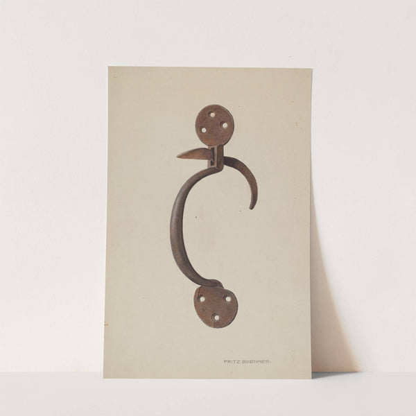 Door Latch by Fritz Boehmer
