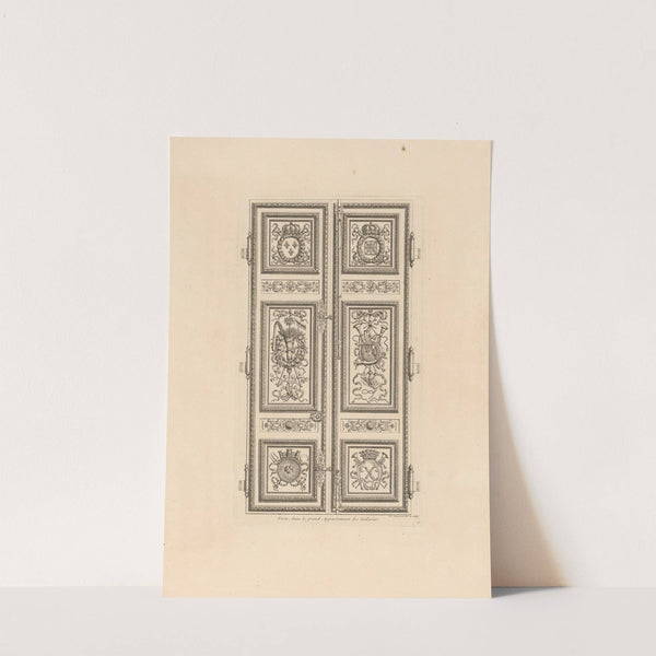 Door with trophies and paintings (1670-1676) by François Chauveau