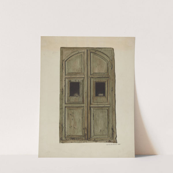 Doors to Confessional by Ethel Dougan